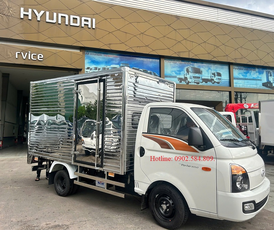 xe hyundai thùng kín inox